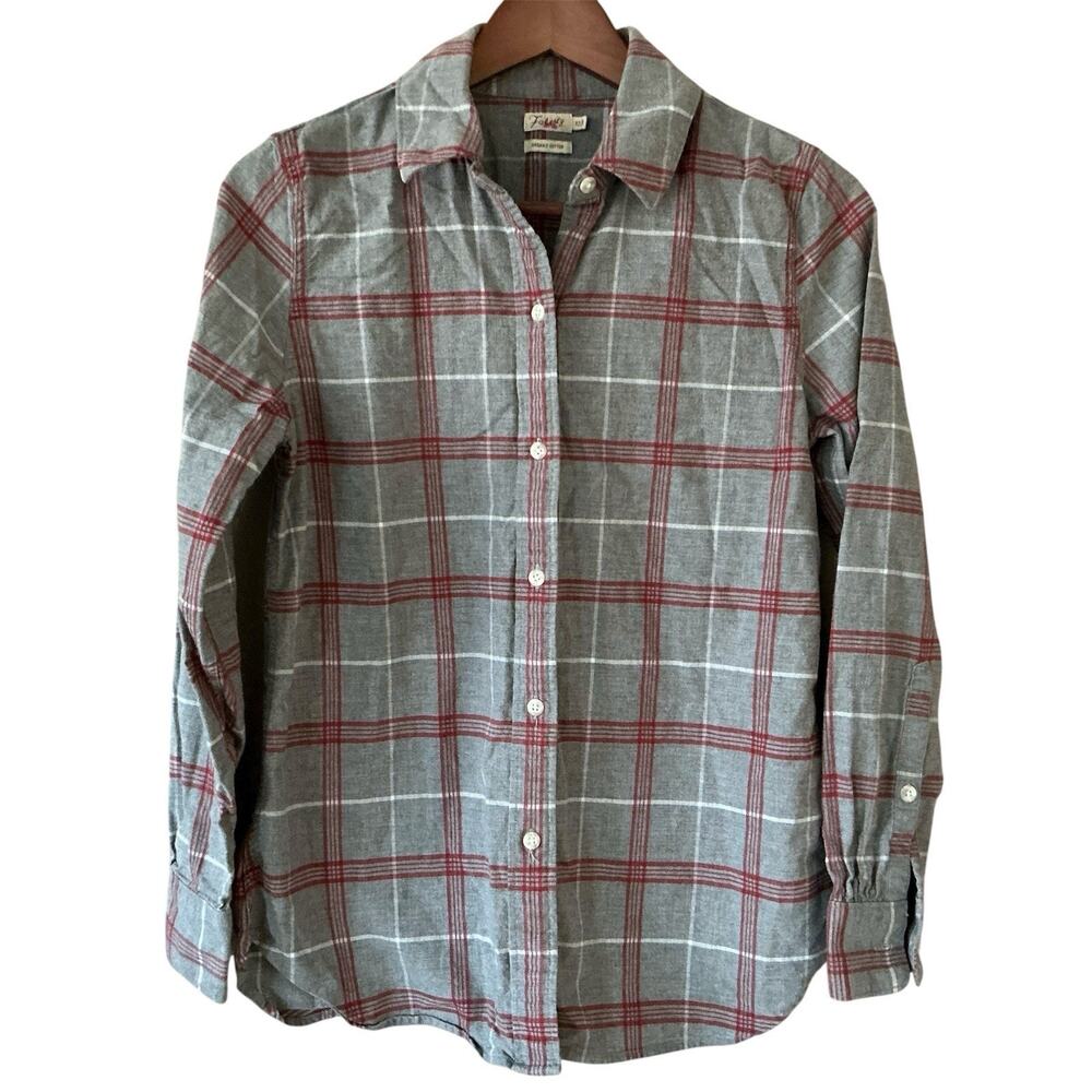 CLASSIC SUPER BRUSHED FLANNEL SHIRT IN JULIET PLAID Women size xs